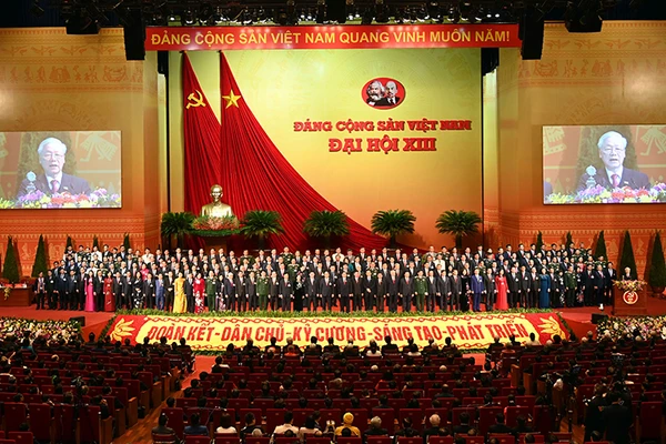 Ban Chấp hành Trung ương Đảng khóa XIII. Ảnh: Duy Linh 