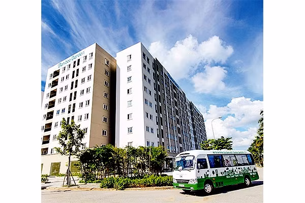  Một góc Dự án nhà ở xã hội Bamboo Garden (huyện Quốc Oai). Ảnh: HÀ THU