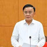 Đồng chí Trần Cẩm Tú, Ủy viên Bộ Chính trị, Thường trực Ban Bí thư. (Ảnh: DUY LINH)