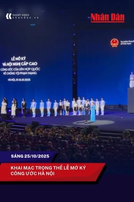 Khai mạc trọng thể Lễ mở ký Công ước Hà Nội