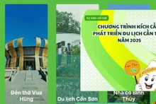 Giao diện Cổng thông tin du lịch Cần Thơ.