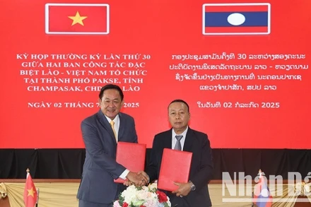 Hai bên ký kết phương hướng hợp tác giai đoạn 2025-2026. (Ảnh: HẢI TIẾN)