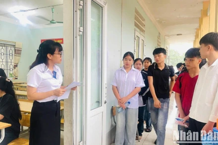Ngày thi đầu tiên của Kỳ thi tốt nghiệp trung học phổ thông tại Hà Giang diễn ra an toàn, nghiêm túc.