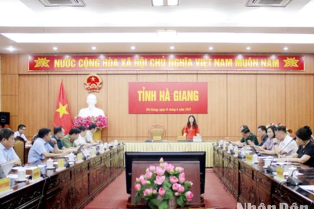 Toàn cảnh cuộc họp Ban chỉ đạo kỳ thi tốt nghiệp Trung học phổ thông năm 2025.