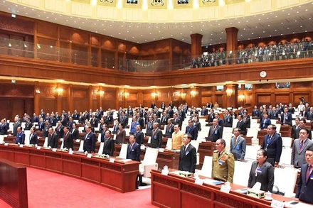 Các đại biểu tham dự phiên khai mạc. (Ảnh: Cộng tác viên)