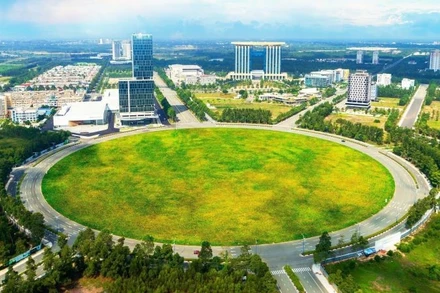 Các dự án tại Cụm công viên sinh thái, khoa học do Tập đoàn Becamex phát triển tại phường Bình Dương, Thành phố Hồ Chí Minh. 