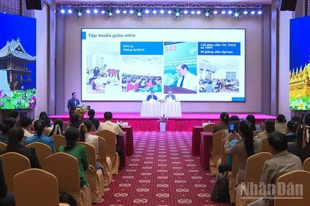 Quang cảnh buổi tập huấn. (Ảnh: DUY TOÀN)