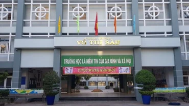 Trường tiểu học Võ Thị Sáu - nơi xảy ra vụ nghi ngờ ngộ độc thực phẩm. (Ảnh: Internet)