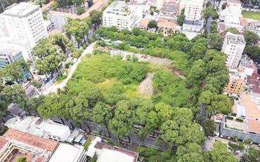 Dự án Nhà thi đấu Phan Đình Phùng (Quận 3) dự kiến khởi công đầu năm 2025. (Ảnh THẾ ANH)