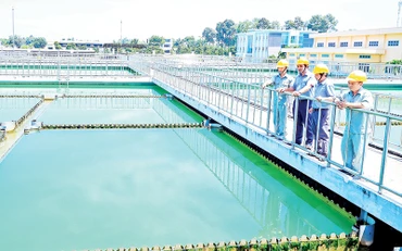 Một nhà máy cung cấp nước của Công ty cổ phần Cấp nước Đồng Nai.