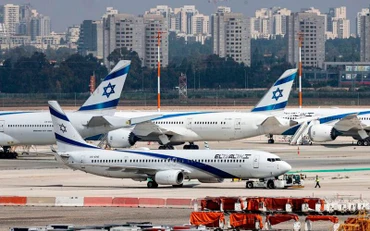 Sân bay ở gần Tel Aviv của Israel. (Ảnh Al-Monitor)