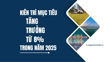 Kiên trì mục tiêu tăng trưởng từ 8% trong năm 2025