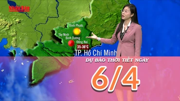 [Video] Dự báo thời tiết ngày 6/4/2025: Không khí lạnh tăng cường yếu