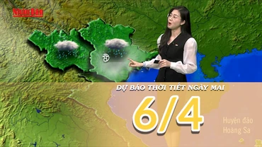 [Video] Dự báo thời tiết đêm nay và ngày mai 6/4/2025: Không khí lạnh tăng cường