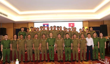 Khóa tập huấn nghiệp vụ về nâng cao năng lực điều tra tội phạm và kiểm soát ma túy cho lực lượng phòng, chống tội phạm Lào.