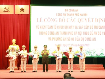 Kiện toàn tổ chức bộ máy Công an thành phố Hà Nội