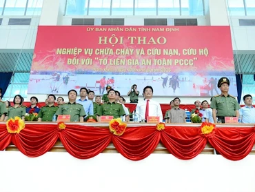 Hội thao toàn tỉnh đầu tiên trong cả nước về cứu hộ, cứu nạn và phòng cháy, chữa cháy.
