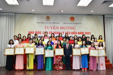 Tuyên dương nhà giáo, cán bộ nhà giáo tiêu biểu năm 2023.