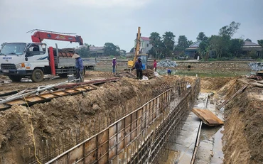Các đơn vị thi công tập trung nguồn lực phấn đấu ngày 1/5/2025 hoàn thành gói thầu xây dựng thuộc dự án Phát triển tổng hợp các đô thị động lực - Tiểu dự án đô thị Kỳ Anh.