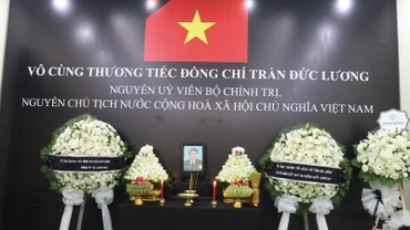 Lễ viếng nguyên Chủ tịch nước Trần Đức Lương tại Campuchia tại Đại sứ quán Việt Nam tại Campuchia.