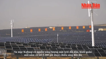 [Video] Ấn tượng những cánh đồng năng lượng mặt trời ở Trung Quốc