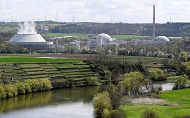 Nhà máy điện hạt nhân ở Neckarwestheim, Ðức. (Ảnh REUTERS)