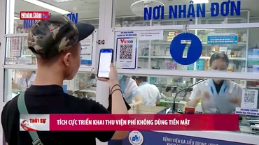 Tích cực triển khai thu viện phí không dùng tiền mặt