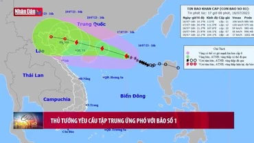 Thủ tướng yêu cầu tập trung ứng phó với bão số 1