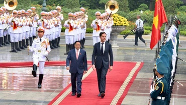 Lễ đón Thủ tướng Vương quốc Hà Lan Mark Rutte thăm chính thức Việt Nam