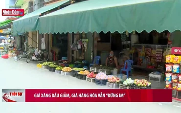 Giá xăng dầu giảm, giá hàng hóa vẫn đứng im