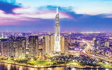 Khu đô thị hiện đại bên bờ sông Sài Gòn. Ảnh: THANH VŨ