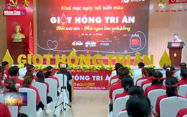 Ngày hội hiến máu “Giọt hồng tri ân”