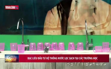 Bạc Liêu đầu tư hệ thống nước lọc sạch tại các trường học