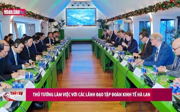 Thủ tướng làm việc với các lãnh đạo tập đoàn kinh tế Hà Lan