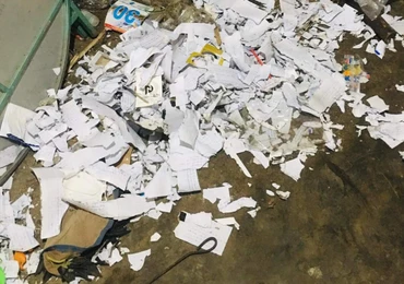 Hiện trường vụ nổ.