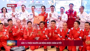 Gần 7,5 triệu người lao động được chăm lo Tết