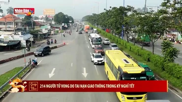 214 người tử vong do tai nạn giao thông trong kỳ nghỉ Tết