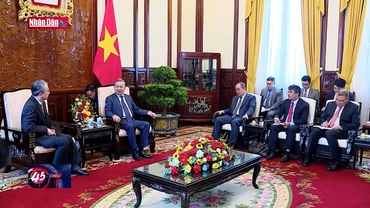 Chủ tịch nước tiếp đại sứ Trung Quốc Hùng Ba đến chào từ biệt