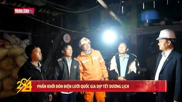 Phấn khởi đón điện lưới quốc gia dịp Tết Dương lịch
