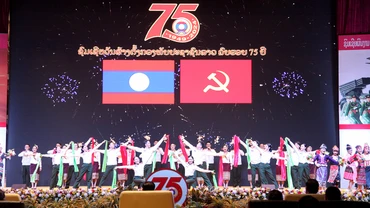 Tiết mục văn nghệ tại lễ kỷ niệm.