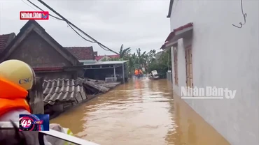 Bảo đảm an toàn cho người dân vùng lũ