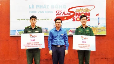Tỉnh đoàn Tây Ninh phát động cuộc vận động “Tự hào một dải non sông” do Trung ương Ðoàn tổ chức.