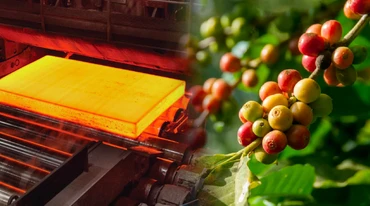 Sắc xanh bao trùm bảng giá kim loại và cà phê