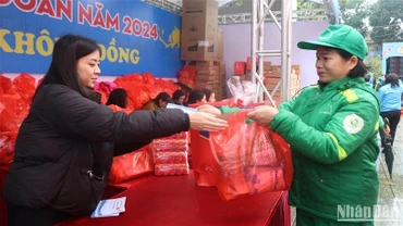 Gian hàng 0 đồng tại Chương trình.