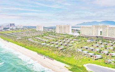Một góc khu du lịch bắc bán đảo Cam Ranh.