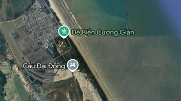 Khu vực bờ biển phát hiện thi thể thuyền viên Nguyễn Văn Cương cách vị trí phát hiện thi thể thuyền viên Bùi Sỹ Nhất khoảng 2km.