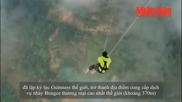 Nhảy Bungee trên một trong những cây cầu cao nhất thế giới