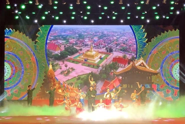 Lễ kỷ niệm 60 năm Ngày thiết lập quan hệ ngoại giao Việt Nam-Lào tại Hà Nội.