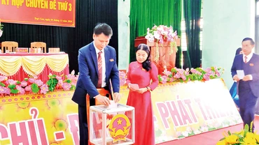 Ngay sau khi sáp nhập, thị trấn Trại Cau bầu các chức danh Hội đồng nhân dân, Ủy ban nhân dân thị trấn.