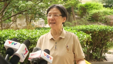 Bà Vương Phong, nhân sĩ hữu nghị có nhiều tình cảm với đất nước và con người Việt Nam.